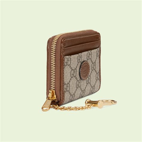 gucci key pouch wallet|authentic gucci keychain.